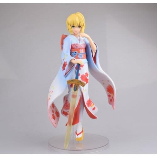 Aniplex Fate/stay night Saber dressed in kimono, sunny with Sabers figure Anime sexy girl