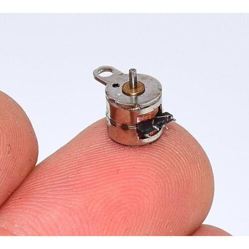 5PCS Japan Tiny 6mm*5.5mm Round Stepping Motor 2-Phase 4-Wire Stepper Motor for Digital Camera