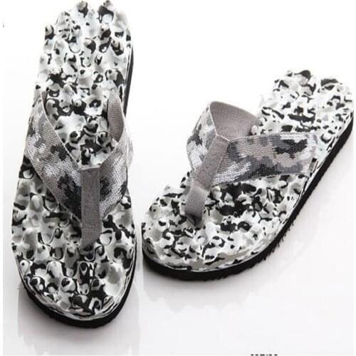 2021 Men Kids Flip Flops Camouflage Slippers Water Sandals Antislip Casual Shoes Soft Bottom Beach Massage Slippers