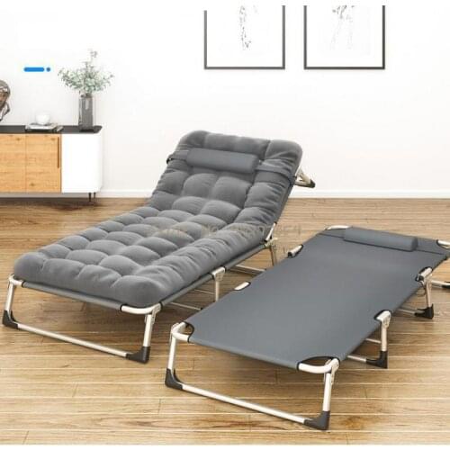 Folding Nap Bed Office Single Lunch Break Bed Household Portable Simple Recliner Noon Rest Bed Lunch Break Artifact