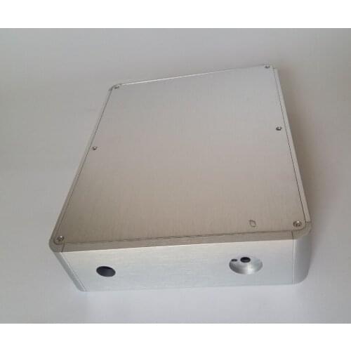 All aluminum rounded corner amplifier case 2106 tube amplifier DAC case DIY audio amplifier case (W211.5*H60*D272)