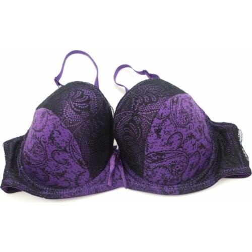 Sexy lace bra push up large cup underwire back closure adjusted women bras big size plus size 4295-50/115 E F G cup bra bh B12