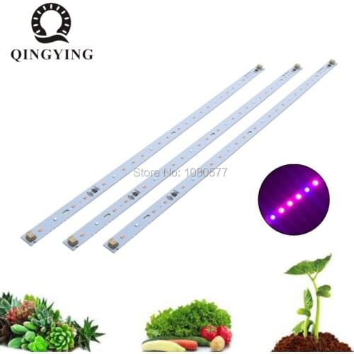10pcs 220v 230v 10W LED Grow Light Strip High Brightness Driverless T5 T8 Tube Bar, SMD 2835 Full Spectrum led pcb Light Source