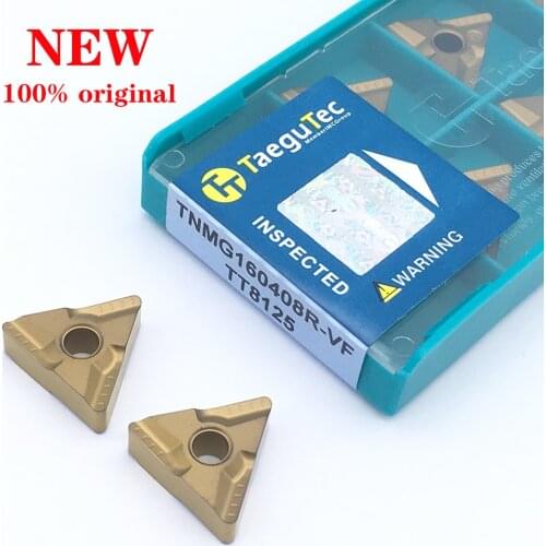 100% Original Sale 10PCS TNMG160408R VF TT8125 External Turning Tool Carbide Insert Lathe Tools For Steel High Quality Machining