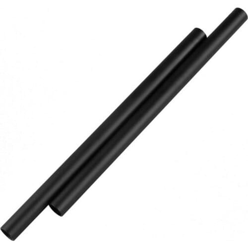 2PCS FOTGA 20cm Long Standard 15mm Aluminum Rods for DSLR Rod Rails System