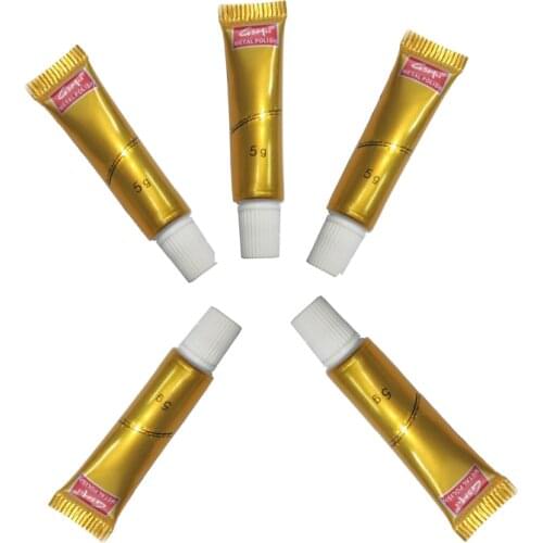 5pcs/set 5g Metal Stainless Steel Tires Pot Polishing Cream Knife Machine Wax Mirror Paste Metal Kitchenware Polish Rust Remover