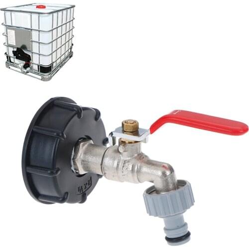 IBC Tank Adapter S60X6 To Brass Tap 1/2" Replacement Valve Fitting Parts