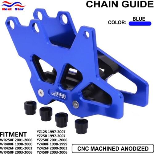 Aluminum Motorcycle Chain Guard Guide For Yamaha WR 250F 400F 426 450 F YZ125 250 400 426 450 F 97 98 99 00 01 02 03 04 05 06 07