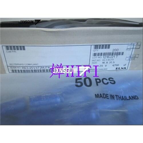 10PCS ELNA RE3 25V4700UF 16X31.5MM blue robe audio Aluminum electrolytic capacitors 4700uF/25V 85 degrees 4700UF 25V