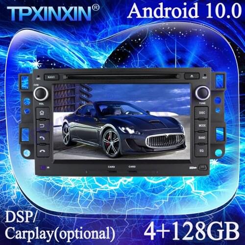 Android 10 4G+128G For Chevrolet Aveo Captiva 2002-2011 Multimedia Player Stereo Tape Recorder GPS Navi Auto Radio Head unit DSP
