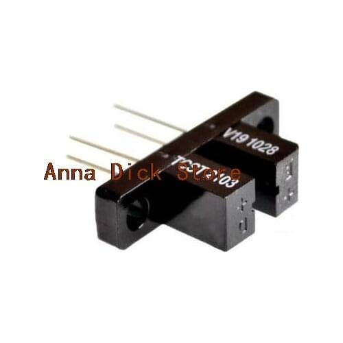 10pcs Groove coupler beam photoelectric switch groove photoelectric sensor interrupter TCST2103 V191028 optoelectronic switch