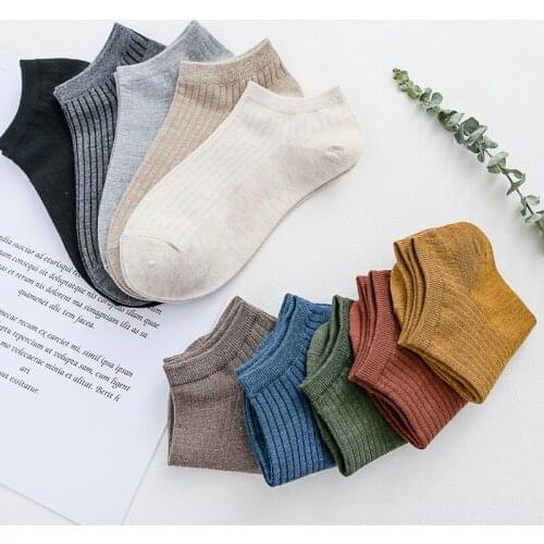 Hot Women Socks Happy Fashion Ankle Funny Socks Women Cotton Summer Candy Color Short Socks