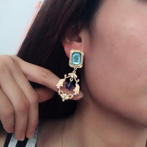 Fashion Geometric New Clip Earrings, Ethnic Vintage Ear Accessories