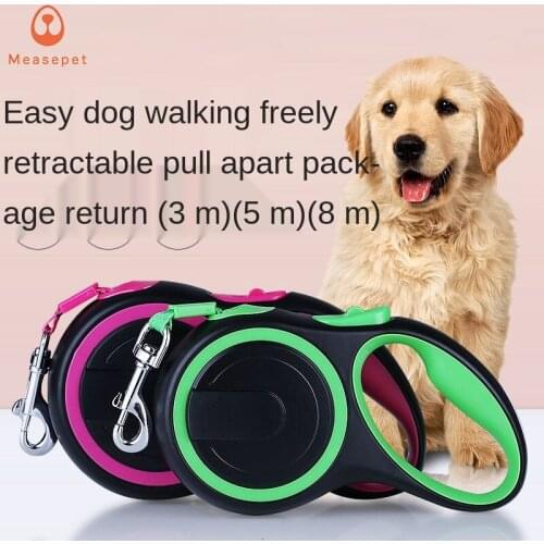 Dog rope nylon automatically telescopic traction rope pet supplies cat accessories pet dog harness dog harness