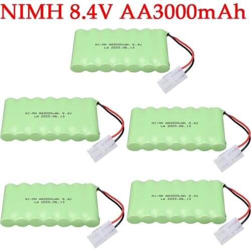 8.4V 3000mah NiMH Battery For Rc Cars RC Trucks RC Tanks RC Train RC Boats RC Robots Guns toys model Ni-MH AA 8.4v Battery