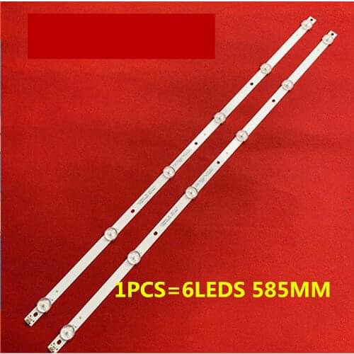 NEW LED backlight strip 6 lamp for 32inch K320WDC1 A2 4708-K32WDC-A2113N01 583MM TX-32ER250ZZ K320WDC2B 6V 100%NEW
