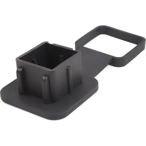 Q9QD 2 Inch Rubber Hook Tube Car Plug Cover Dustproof Protector for Towing Hitch Receivers Trailer Hook