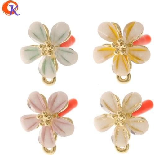 Cordial Design 50Pcs 13*15MM Jewelry Accessories/Earrings Stud/Flower Shape/DIY Patrs/Jewelry Making/Hand Made/Earring Findings