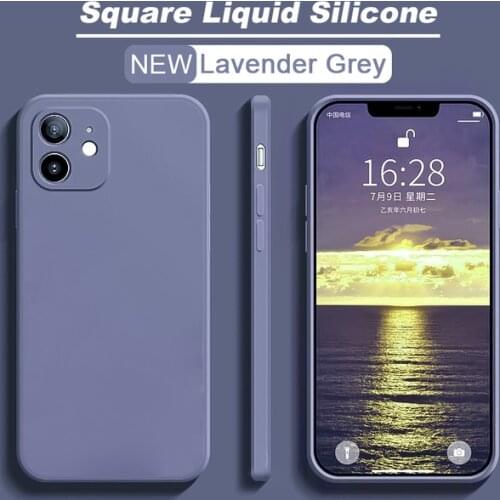 Liquid Soft Silica Gel Phone Case For Samsung Galaxy A12 A21S A11 A02 M30S M21 A32 4G 5G A42 A52 A72 A82 A22 Right Angle Cover