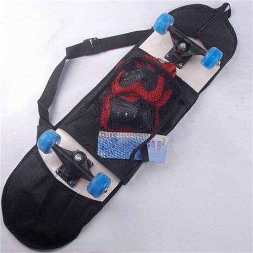 Skateboard Bag Double Rocker Professional Longboard Carry Bakpack Oxford Fabric Skateboarding Training Matching Skateboard Cover