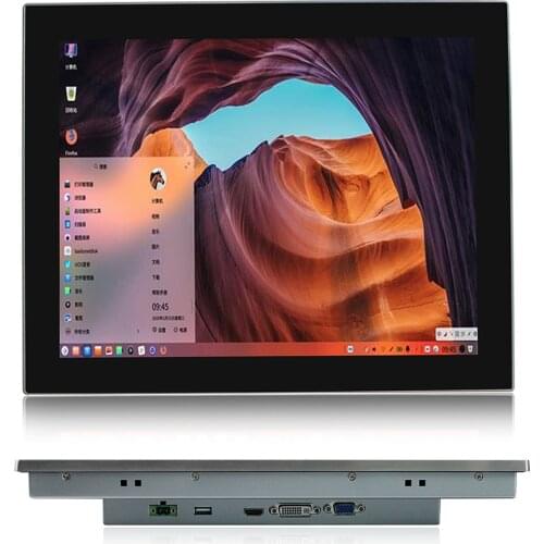Embedded monitor industrial Portable display touchscreen 15" SUS304 Stainless Steel panel 1280x800 for food&beverage manufactur