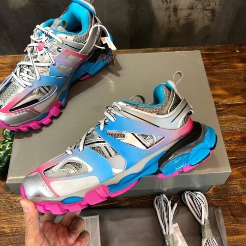 2020 New Color Women Sneakers Mixed Color Fashion Trainers Flat Platform Lace Up Ladies Casual Shoes Leather Zapatillas Mujer