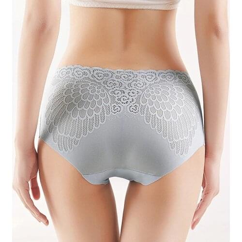 M-4XL Plus Size Sexy Womens Underwear Breathable Seamless Panties Middle-Rise Female G String Briefs Lingerie Tanga