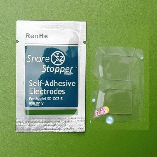 1pack general snoring snoring gel patch electrode snoring machine conductive snoring conductive silicon film