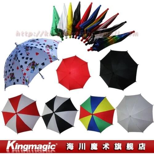 Wholesale 10pcs/lot Parasol Stage Magic Umbrella 32cm Length Many Colors Magic Props Free Shipping