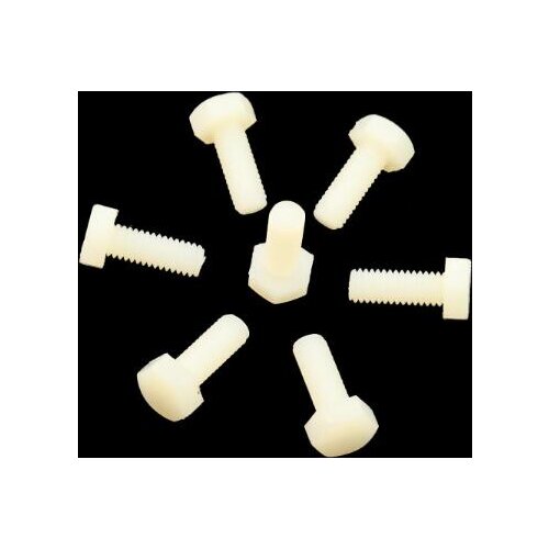 10pcs nylon hex plastic screw insulated screw plastic hex head bolt