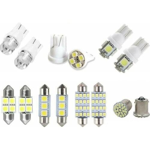 14 Assorted LED Car Interior Inside Light e Trunk Map License Plate Lamp Bulb