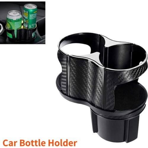 2 In 1 Design Soft Drink Can Coffee Bottles Stand Car Cup Holder Expander With Upgraded Fixed Base Universal Detachable