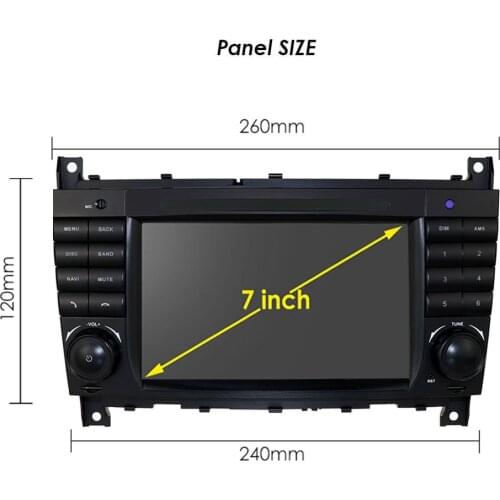 2din Multimedia forMercedes Benz W203 W209 W219 W169 A160 C180 C200 C230 C240 CLK200 RDS GPS Bluetooth wifi