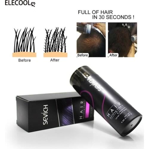 ELECOOL Hair Building Fibers Keratin Thicker Anti Hair Loss Products Concealer Refill Thickening Fiber Hair Powders Growth 50g
