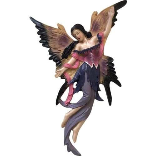 So Elegant Fairy Garden Statue Decor Innovative Elf Wall Ornaments Hanging Decors Resin Fairy Art Crafts Home Decora For Gift