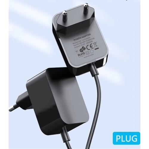 EU KC certification 12V1A 100-240V 12W European and American high-quality plug power adapter charger is safe and durable