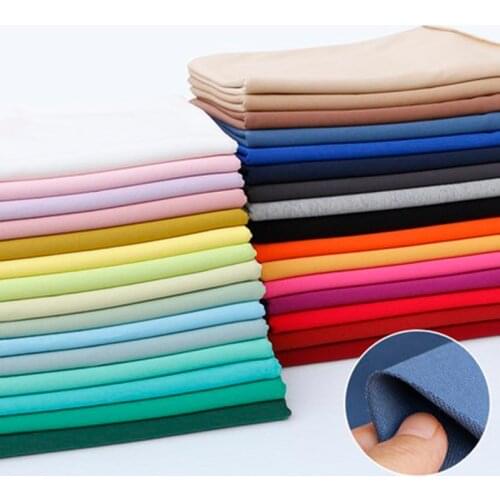 Cotton Elastic Knitted French Terry Fabric DIY Hoodies Pants Coat Dress Garment Material 450G/M Knitting Tissu 50X180CM