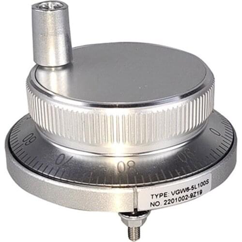 CNC pulser handwheel VGW6-5L100S diameter 60mm 5V 100 pulses Manual Pulse Generator hand wheel