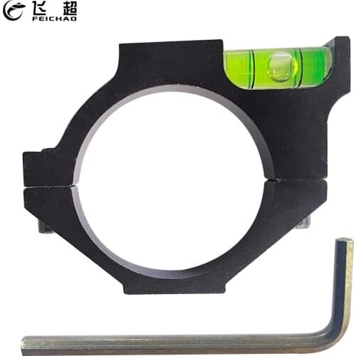 Aluminum Alloy 25.4mm/30mm/34mm Ring Bubble Level Balance Pipe Clamp Bracket for SLR Camera Photography Spirit Level Scope Ring