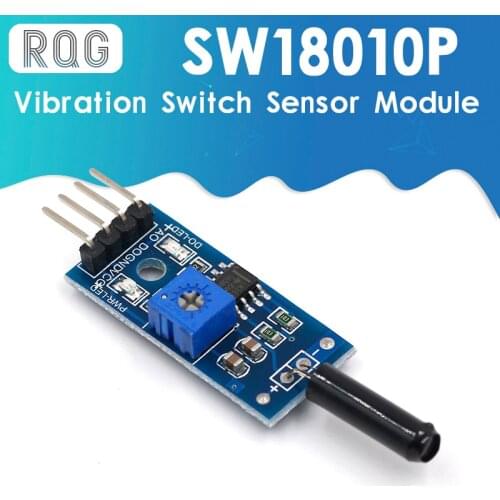 Vibration Sensor Module Normally Opened Type SW18010P Vibration switch alarm sensor module for Arduino