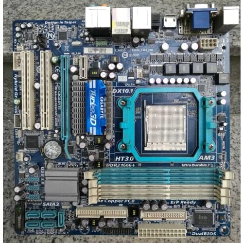 Original for Gigabyte GA-MA785GMT-US2H Desktop Motherboard MA785GMT-US2H 785G Socket AM3 DDR3 SATA2 USB2.0 Micro ATX
