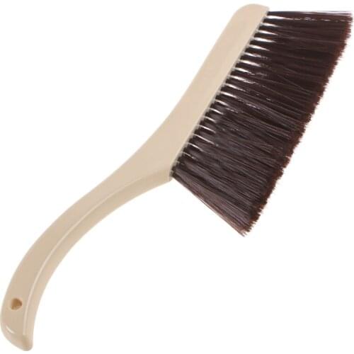 BF040 Home Bed sweeping brush broom sweeping bedroom carpet cleaning fur bristles long handle plastic cleaning brush 38cm*10cm