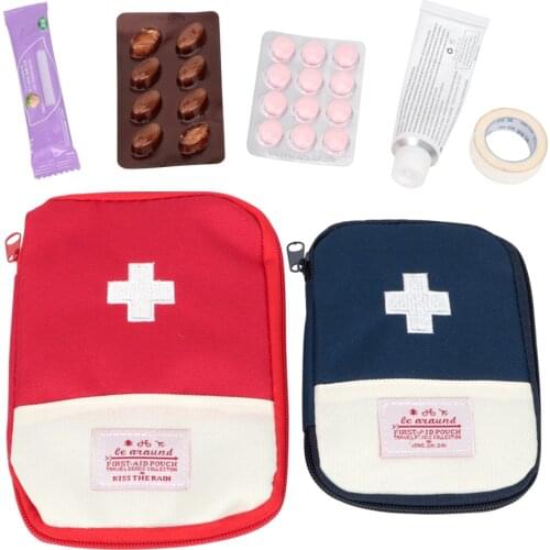 Outdoor Travel Medical Bag Oxford Cloth Emergency Survival Kit Portable Mini Car First Aid Kit Pouch Home Medicine Storage Bag