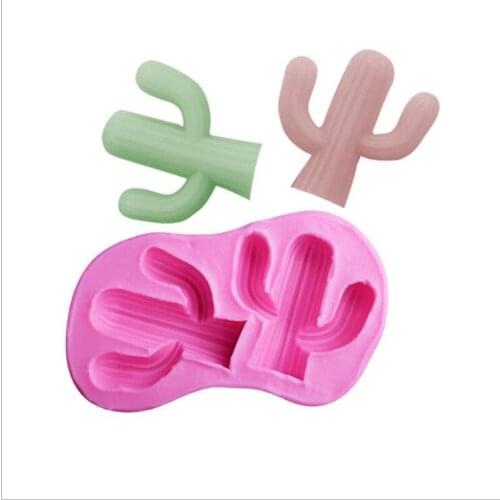 Cake Silicone Mold Cactus Succulent Plaster Aromatherapy Biscuits Candle Mold DIY Chocolate Mold Fondant Mold
