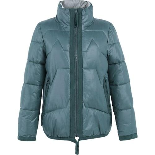 YYCZF New 2021 Women Short Jacket Winter Thick Stand Collar Cotton Padded Coats Female Loose Parkas Ladies Casual Jacket