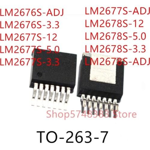 10PCS LM2676S-ADJ LM2676S-3.3 LM2677S-12 LM2677S-5.0 LM2677S-3.3 LM2677S-ADJ LM2678S-12 LM2678S-5.0 LM2678S-3.3 LM2678S-ADJ