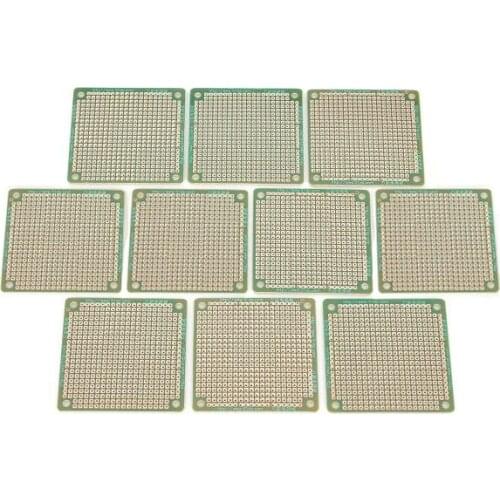10pcs/lot Prototype Universal Printed Circuit Board Breadboards 6*6cm