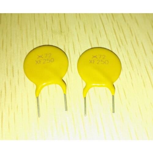 10PCS RXEF250 72V 60V 2.5A 2500MA PPTC Polyswitch Resettable Fuse Protection