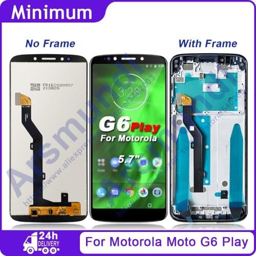 5.7" For Motorola Moto G6 Play XT1922 LCD Display Touch Screen Digitizer Assembly For Motorola G6Play XT1922-1 XT1922-2