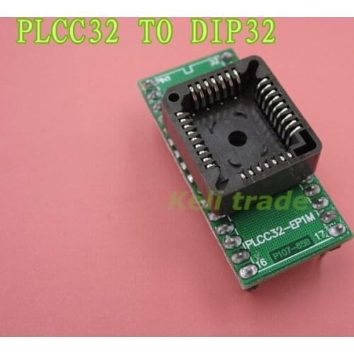 50pcs/lot PLCC32 to DIP32 programmer IC adapter socket